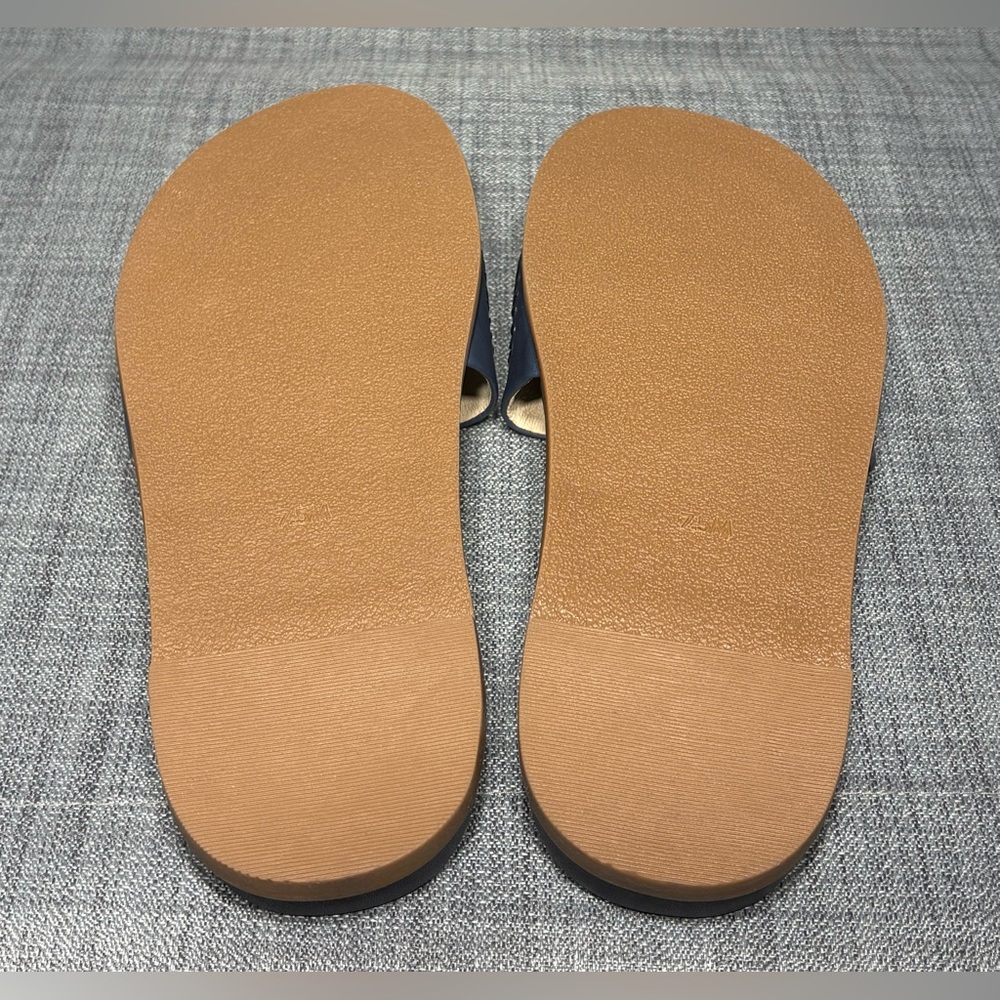 Jack Rogers Somerset Embroidered Slide Sandal Midnite / Black - Picture 6 of 7